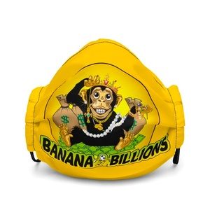 Premium Banana Billions "Money Monkey" Face Mask